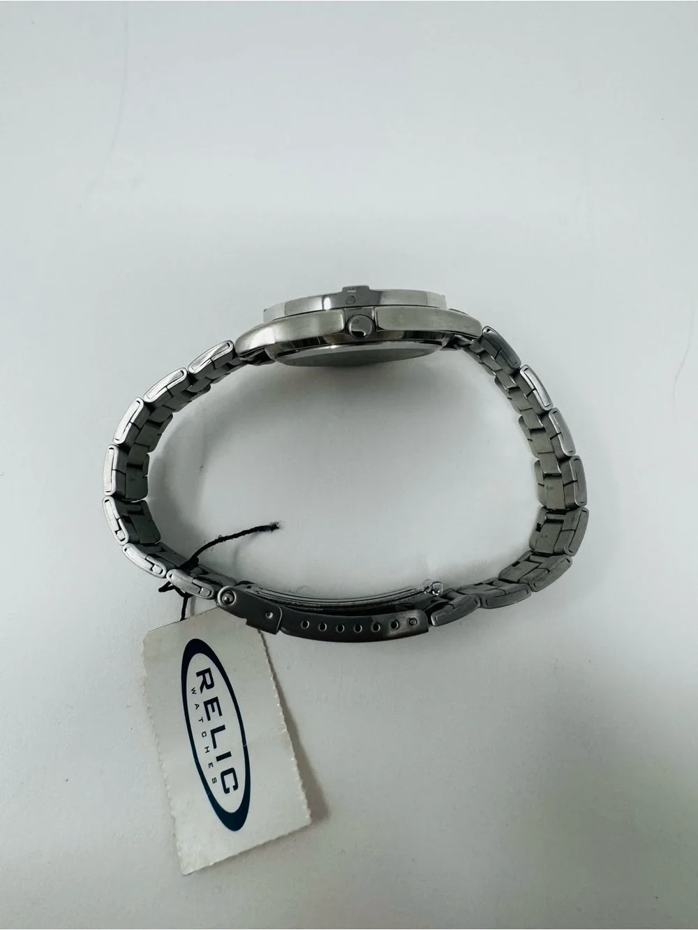 Relic Women's Stainless Steel Silver Watch with White Dial